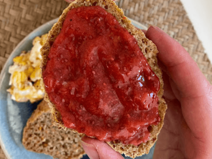 Billede af Jordbærmarmelade med chiafrø