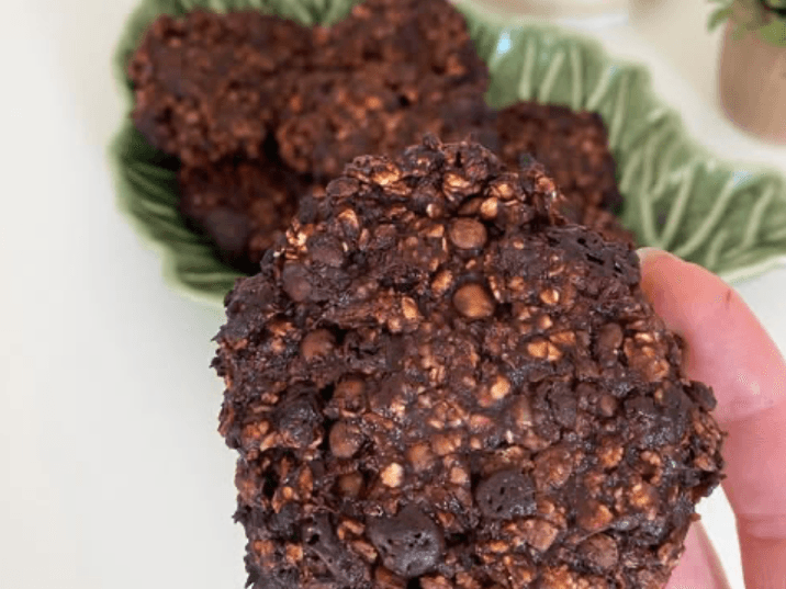 Billede af Havrekager med chokolade og linser