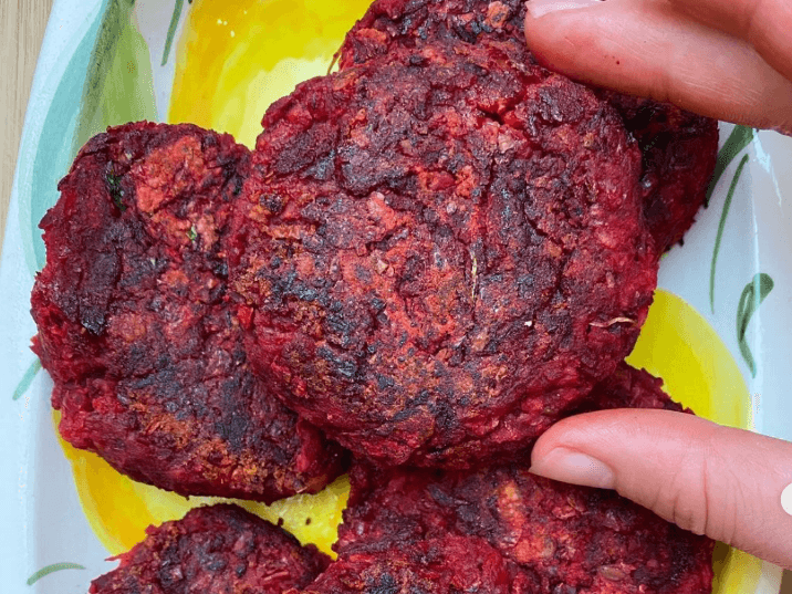 Billede af Rødbedefrikadeller
