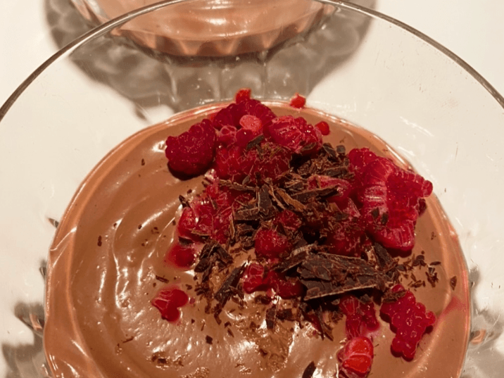 Billede af Chokolademousse lavet på kun 2 ingredienser
