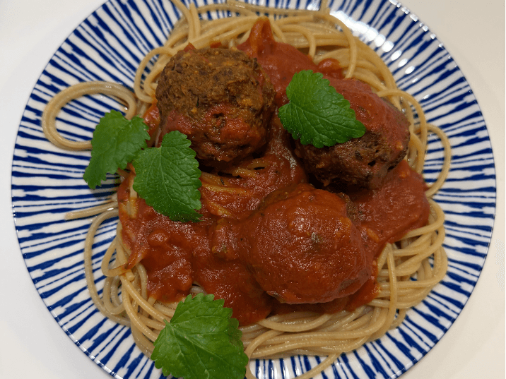 Billede af Vegetarboller i tomatsauce 