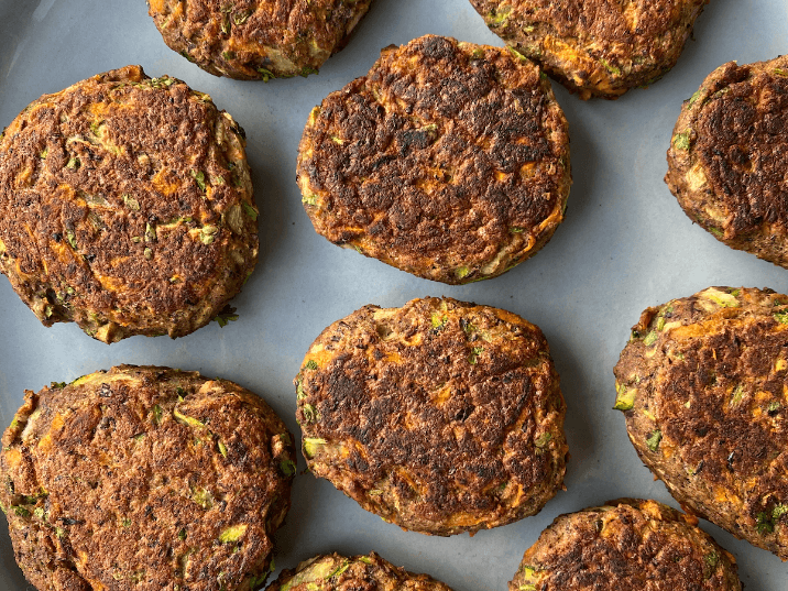Billede af Glutenfri bønnedeller med grønt